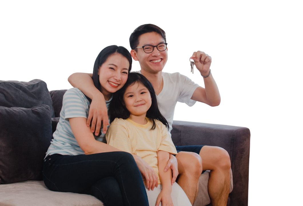 portrait-happy-asian-young-family-bought-new-house-japanese-little-preschool-daughter-with-parents-mother-father-holds-hand-keys-sitting-sofa-living-room-smiling-looking-camera (1)-Photoroom